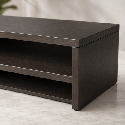 ✨ Workspace Essential | Wooden Monitor Stand Organizer | Modern Desk Upgrade
