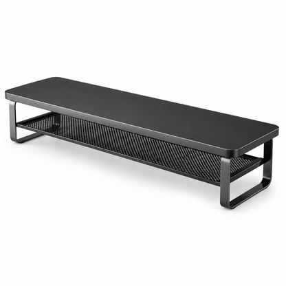 🖤 Desk Essential | Metal Mesh Computer Riser | Sleek Workspace Upgrade