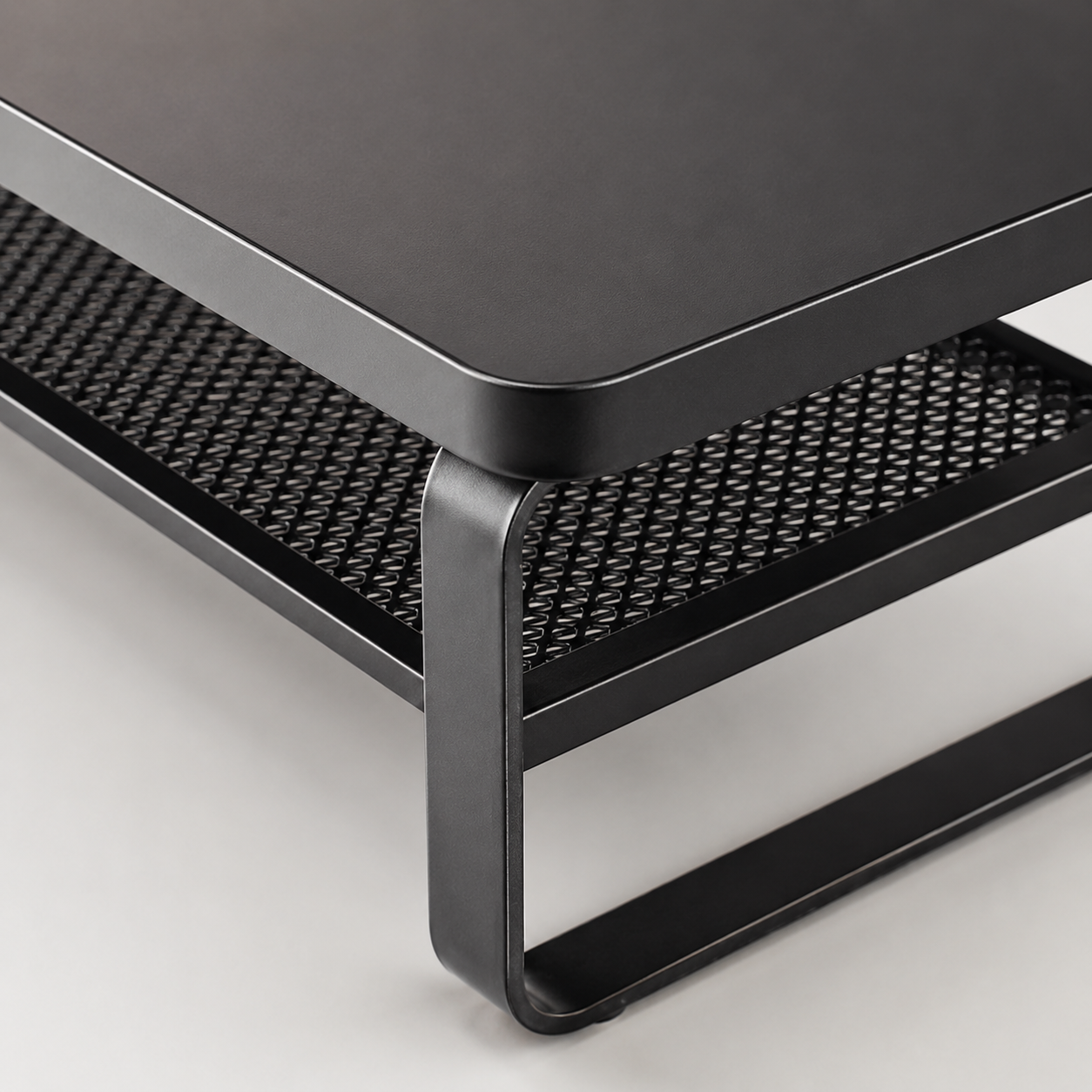 🖤 Desk Essential | Metal Mesh Computer Riser | Sleek Workspace Upgrade