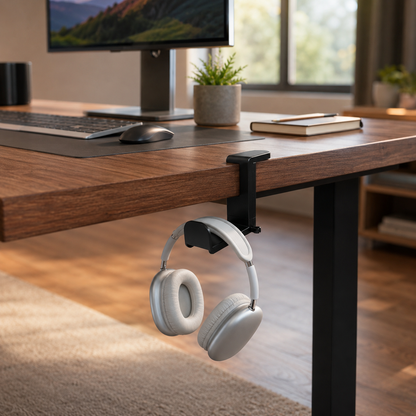 🎧 Desk Upgrade | ABS Clamp Headphone Holder | Space Saving Solution
