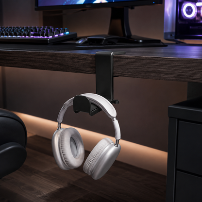 🎧 Desk Upgrade | ABS Clamp Headphone Holder | Space Saving Solution