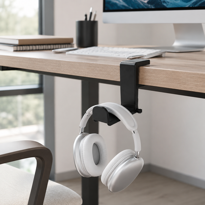 🎧 Desk Upgrade | ABS Clamp Headphone Holder | Space Saving Solution