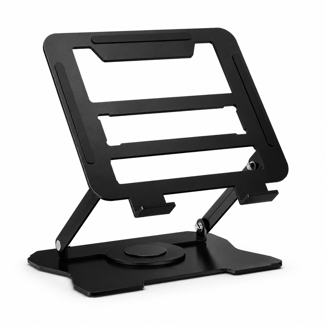 🖤 Desk Essential | Metal Tablet Stand | Flexible Viewing Upgrade