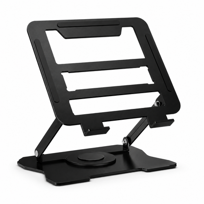 🖤 Desk Essential | Metal Tablet Stand | Flexible Viewing Upgrade