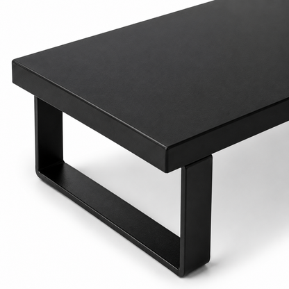 🖤 Desk Upgrade | Premium Metal Monitor Riser | Modern Office Essential