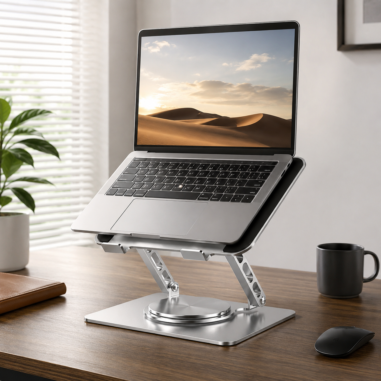 💻 Adjustable Laptop Stand | Foldable Metal Riser