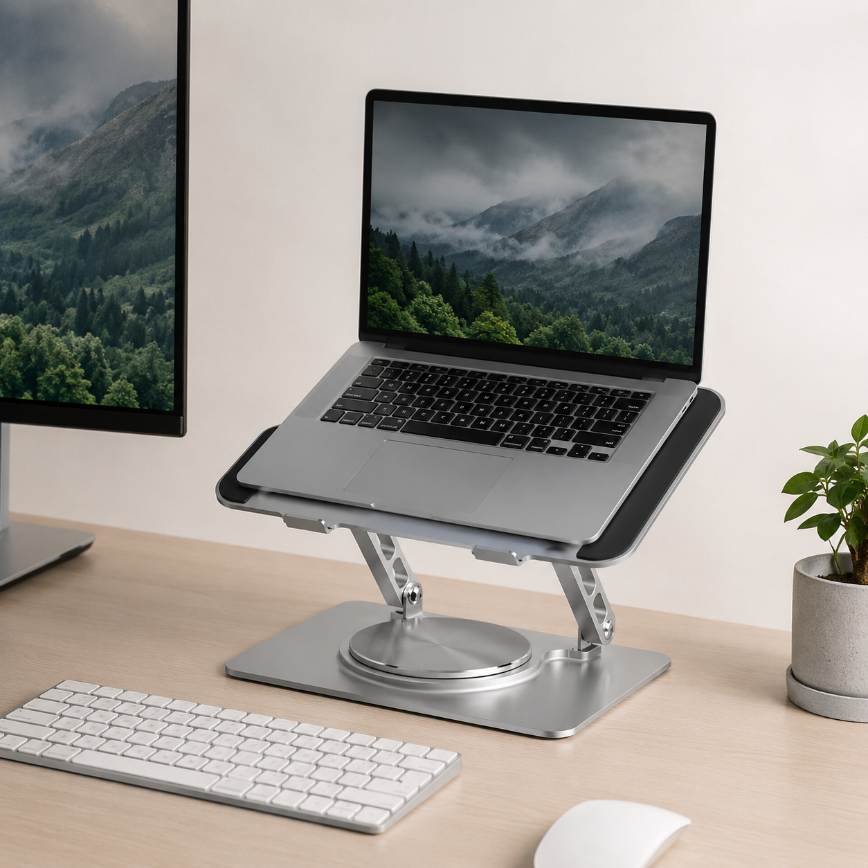 💻 Adjustable Laptop Stand | Foldable Metal Riser