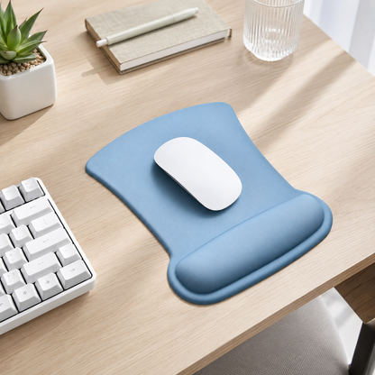 🖱️ Ergonomic Mouse Pad | Cushioned Wrist Support