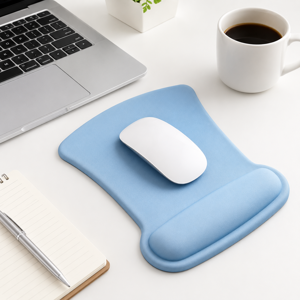 🖱️ Ergonomic Mouse Pad | Cushioned Wrist Support