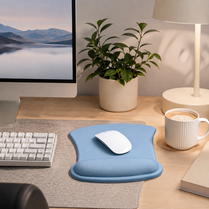 🖱️ Ergonomic Mouse Pad | Cushioned Wrist Support