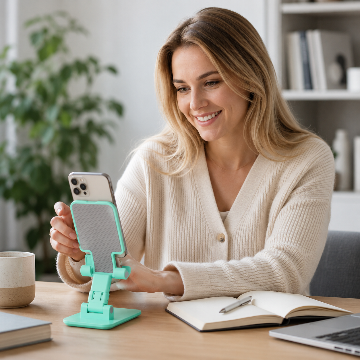 📱 Adjustable Phone Stand | Foldable Desktop Holder