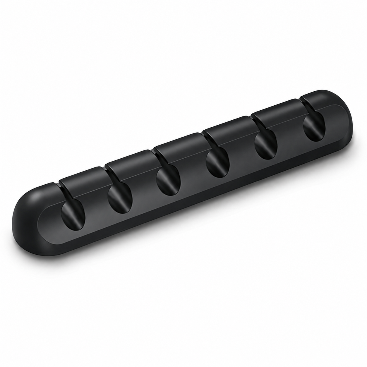 🔌 6-Slot Cable Organizer | Desktop Cord Holder