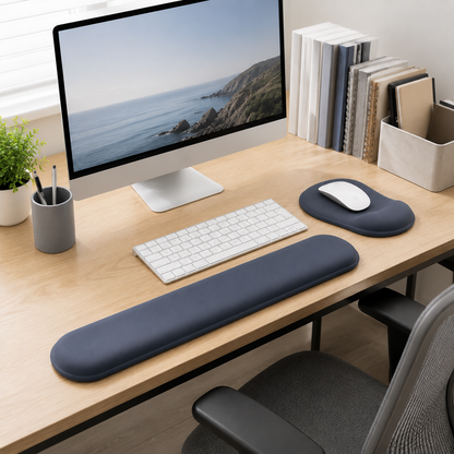 ✨ Wrist Rest Pad | Soft Memory Foam Material | Gaming Desk & Office Setup | Ergonomic Comfort Design