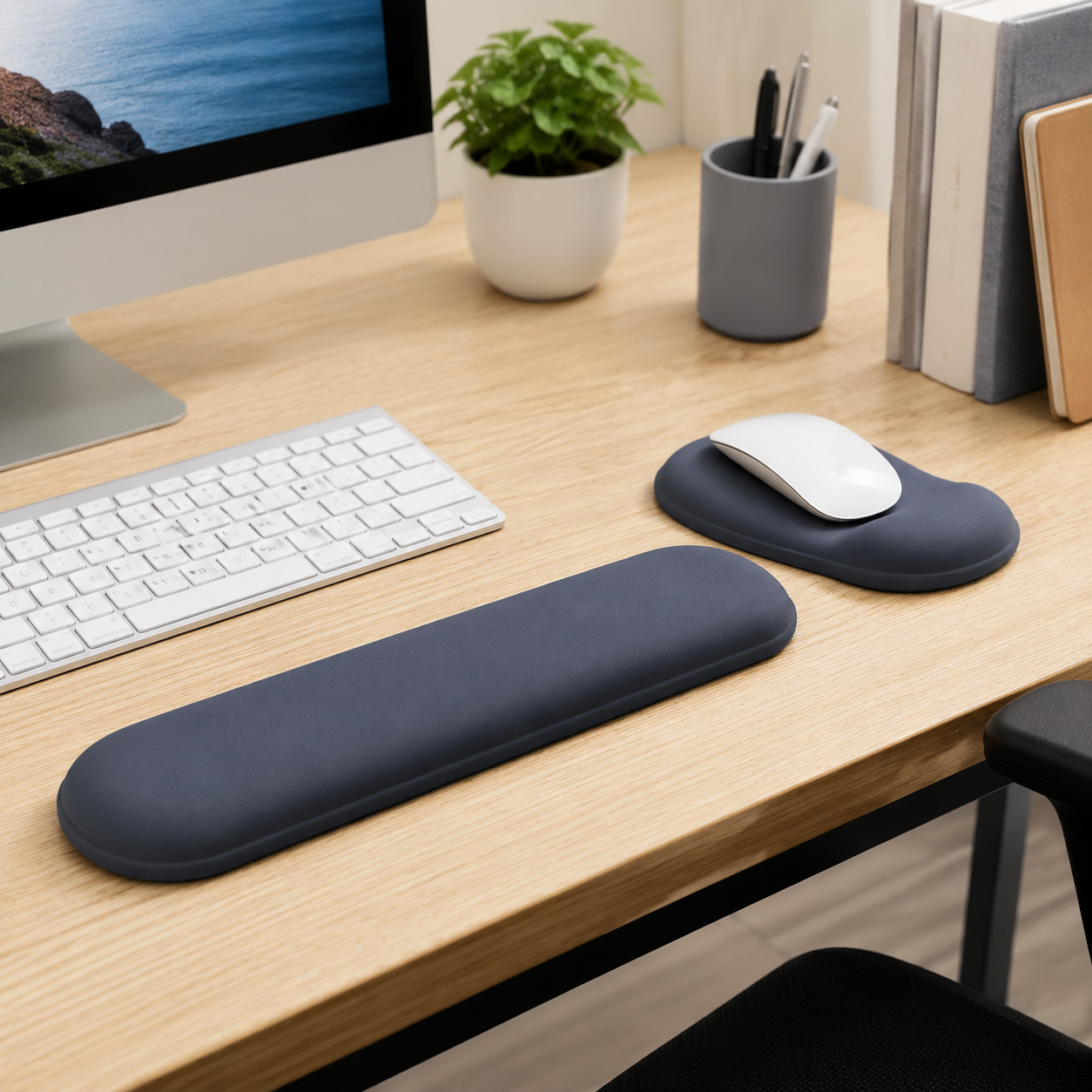 ✨ Wrist Rest Pad | Soft Memory Foam Material | Gaming Desk & Office Setup | Ergonomic Comfort Design
