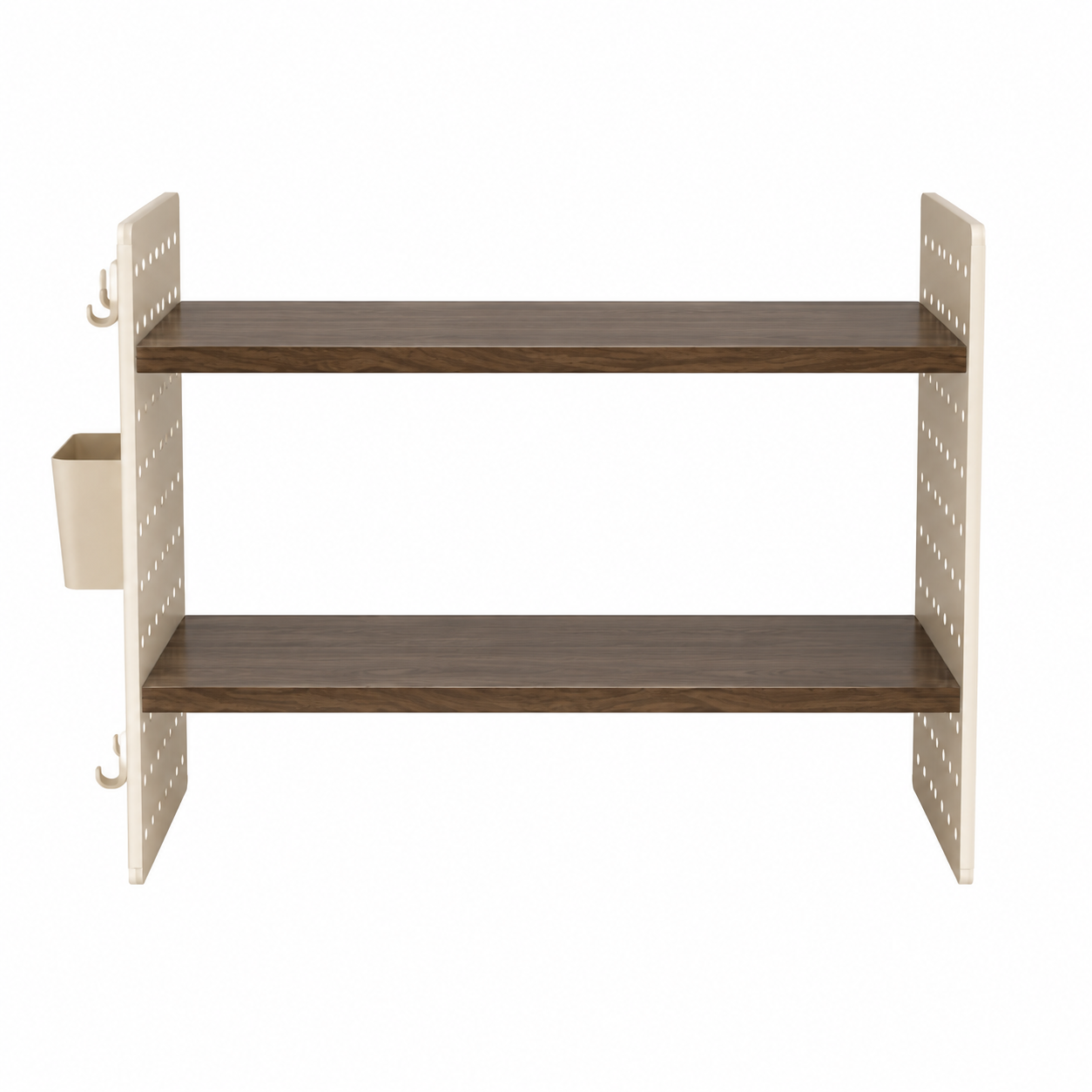 🤎 Desktop Shelf Organizer | Wood & Metal Structure | Office Desk & Home Storage | Minimal Space-Saving Design