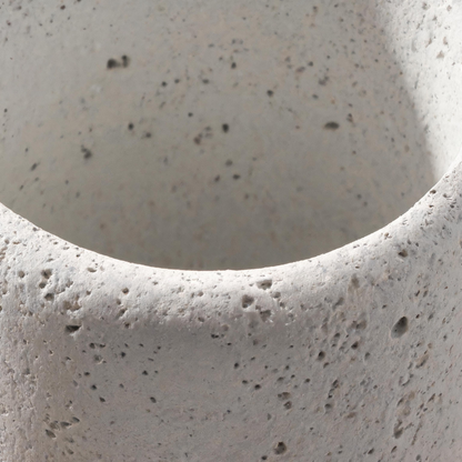 🤍 Gift-Worthy | Stone Texture Desk Decor | Minimal Pencil Holder Charm