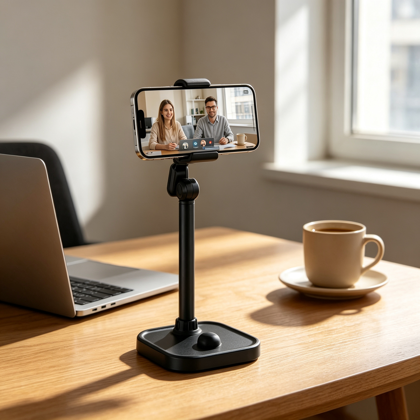 📱 Adjustable Phone Stand | Desktop Mobile Holder
