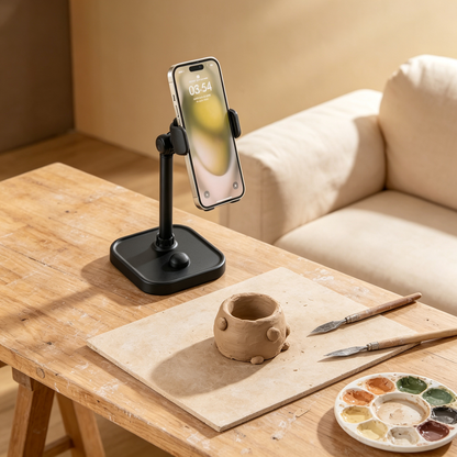📱 Adjustable Phone Stand | Desktop Mobile Holder