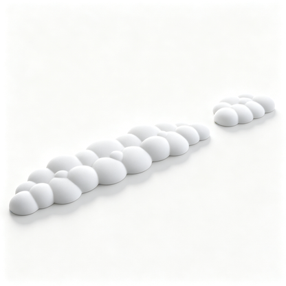 ☁️ Cloud Wrist Rest Set | Keyboard & Mouse Support