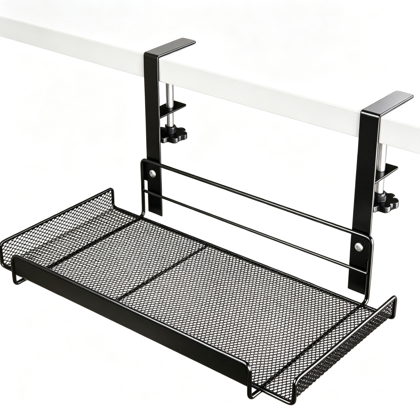 🖥️ Under-Desk Cable Tray | Mesh Cord Organizer